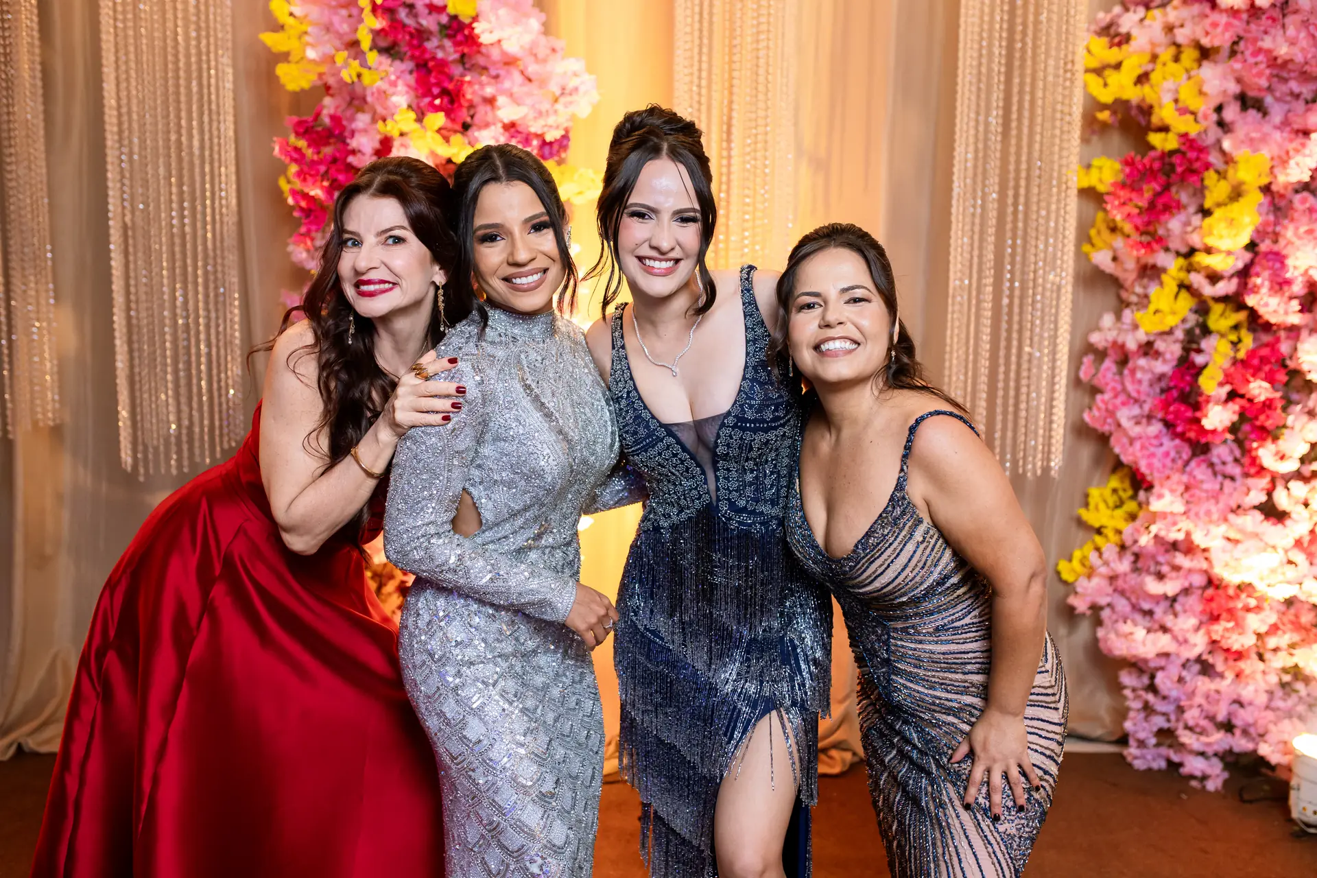 Formandos no baile de gala da formatura.